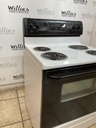 Frigidaire Used Electric Stove 220volts (40/50 AMP) 30inches {no cord} (White/black) 