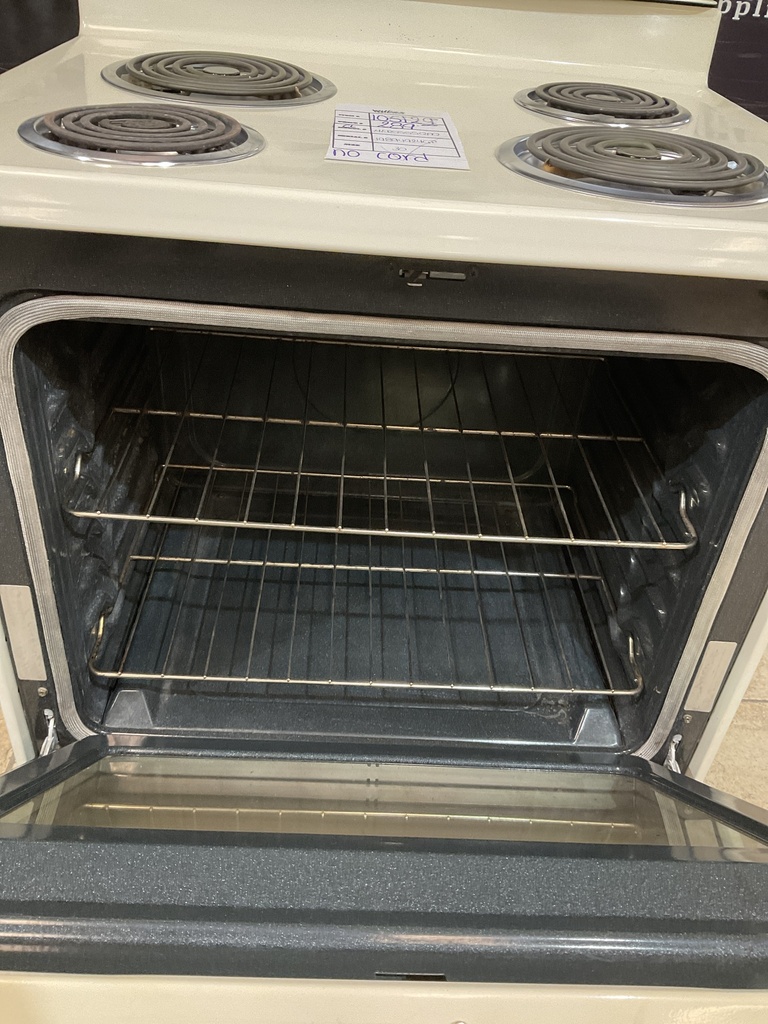 Maytag Used Electric Stove 220volts (40/50 AMP) 30inches {no cord} (Bisque) 