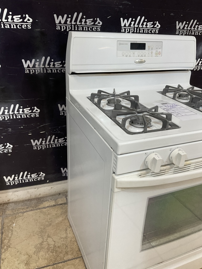 Whirlpool Used Natural Gas Stove 30inches (white) 