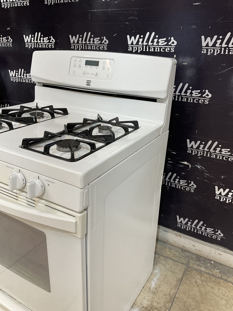 Kenmore Used Natural Gas Stove 30inches (white) 
