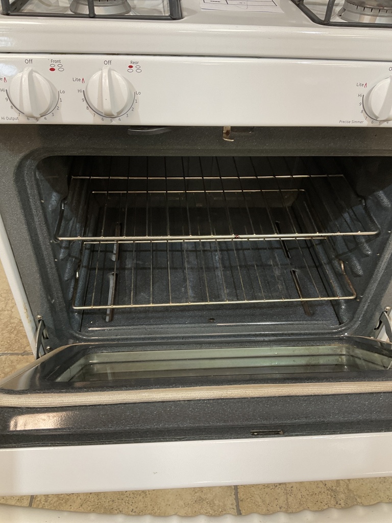 Ge Used Natural Gas Stove 30inches (White) 