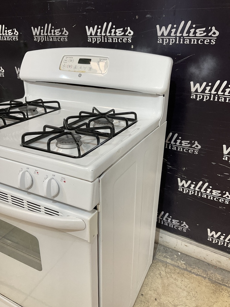 Ge Used Natural Gas Stove 30inches (White) 
