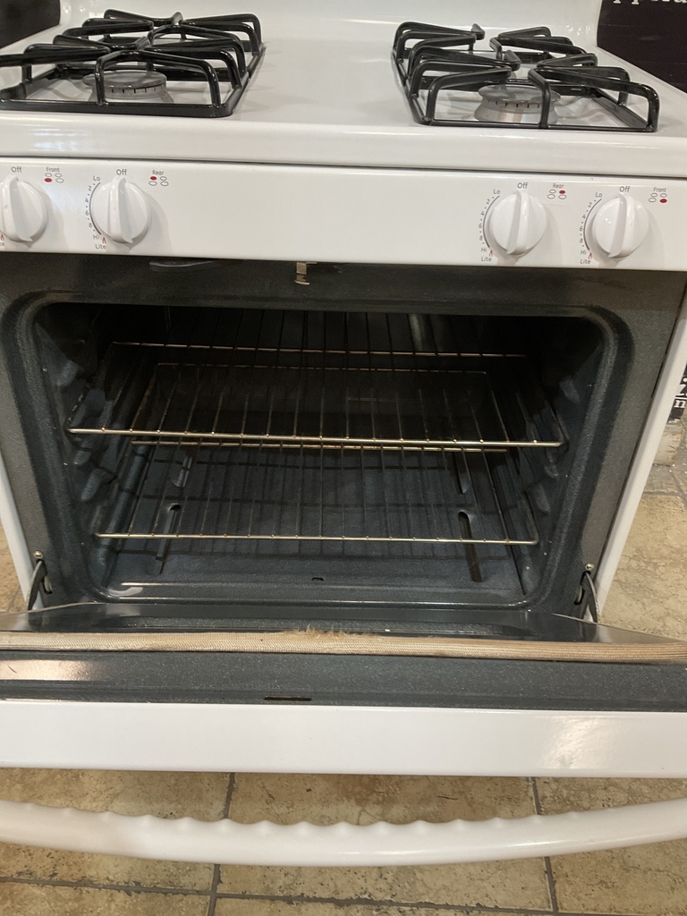 Ge Used Natural Gas Stove 30inches (White) 