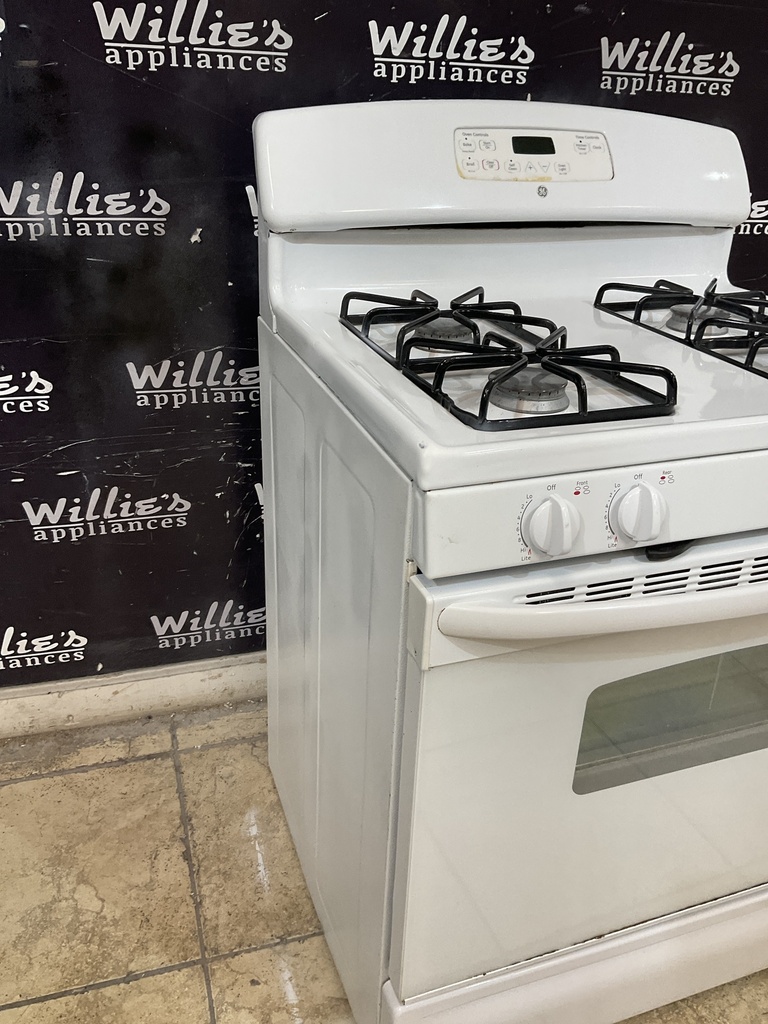 Ge Used Natural Gas Stove 30inches (White) 