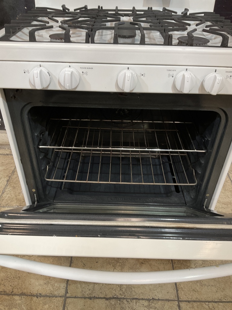 Kenmore Used Natural Gas Stove 30inches (White)