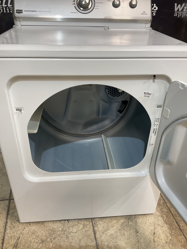 Maytag Used Electric Dryer 220volts (30 AMP) 29inches {4 prong} (white) 
