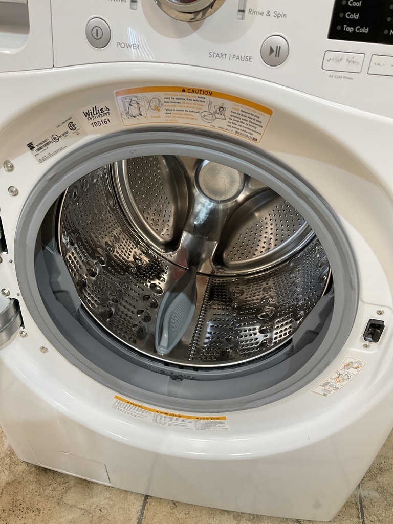 Kenmore Used Washer Front-load 27inches (white) 