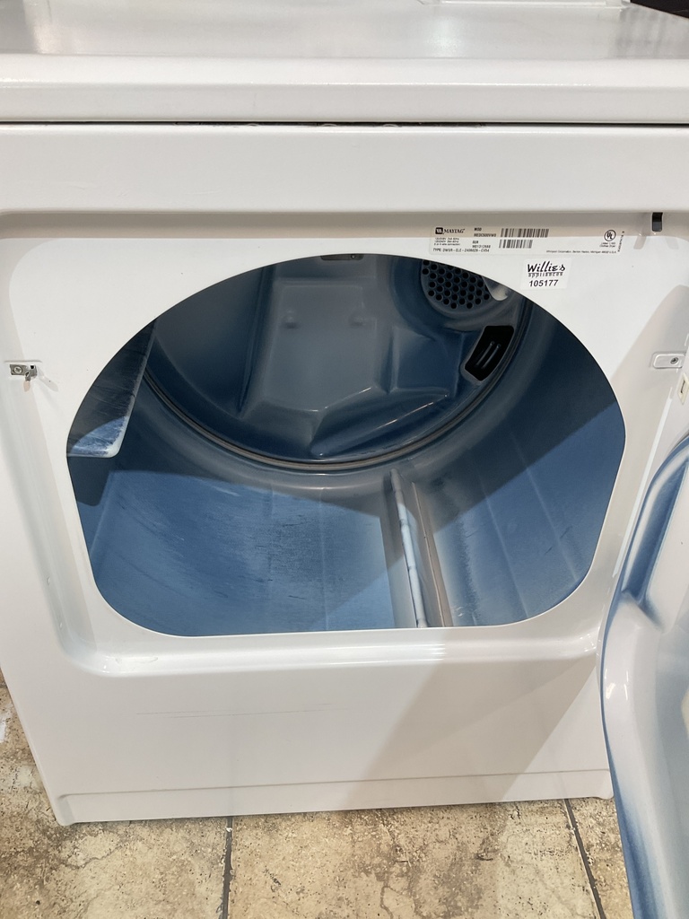 Maytag Used Electric Dryer 220volts (30 AMP) 29inches {4 prong} (White) 