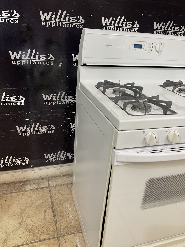 Whirlpool Used Natural Gas Stove 30inches (White) 