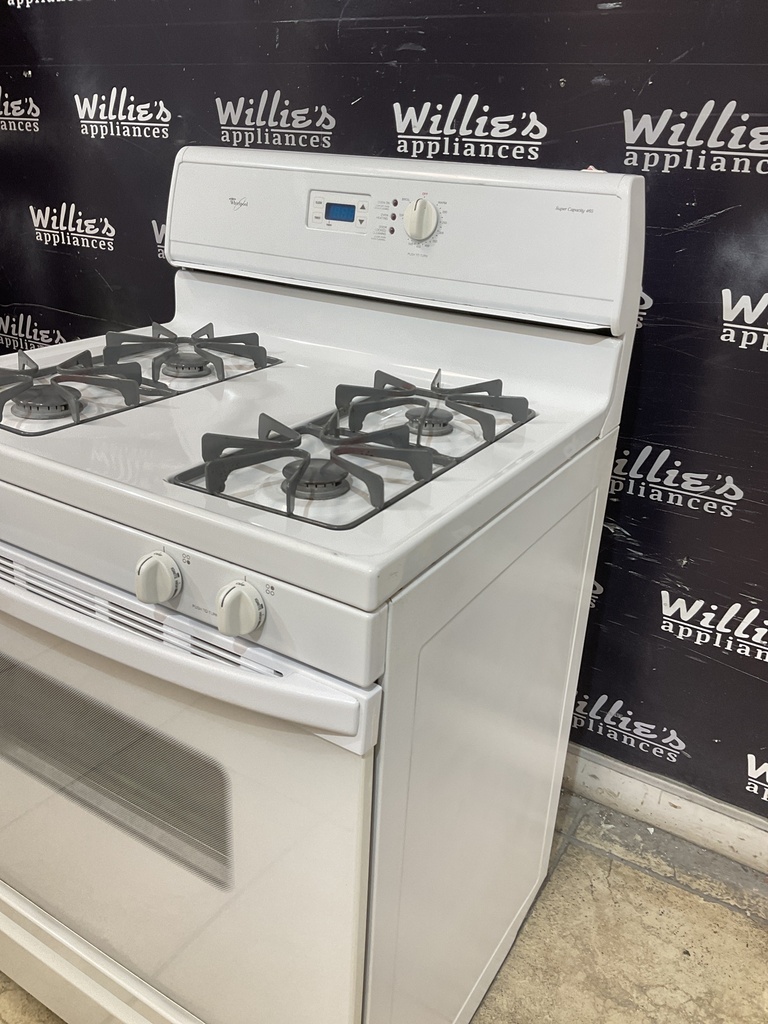 Whirlpool Used Natural Gas Stove 30inches (White) 