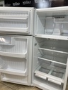 Ge Used Refrigerator Top and Bottom 28x64 1/2” (White) 