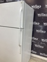Ge Used Refrigerator Top and Bottom 28x64 1/2” (White) 