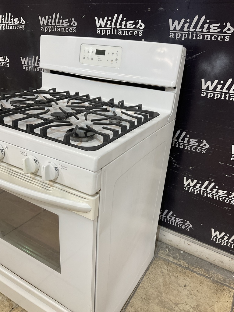 Frigidaire Used Natural Gas Stove 30inches (white) 