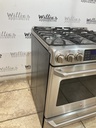 Ge Cafe Used Natural Gas Stove 30inches (stainless steel) 