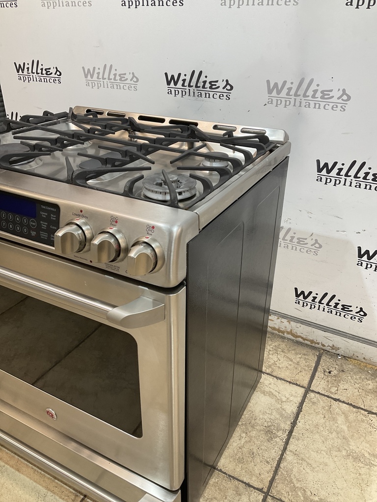 Ge Cafe Used Natural Gas Stove 30inches (stainless steel) 