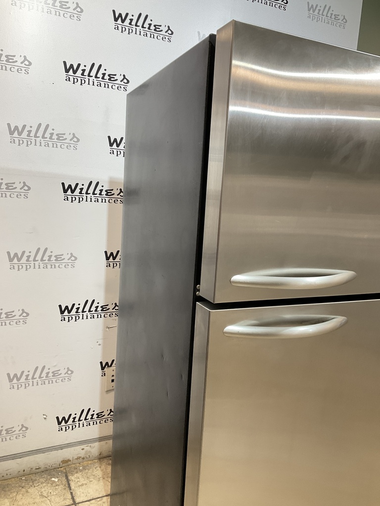 KitchenAid Used Refrigerator Top and Bottom 33x65 1/2” (Stainless Steel) 