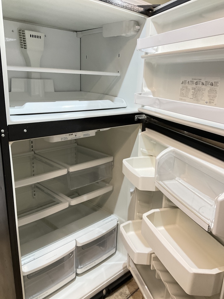 KitchenAid Used Refrigerator Top and Bottom 33x65 1/2” (Stainless Steel) 