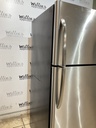 Ge Used Refrigerator Top and Bottom 30x67 (Stainless Steel) 