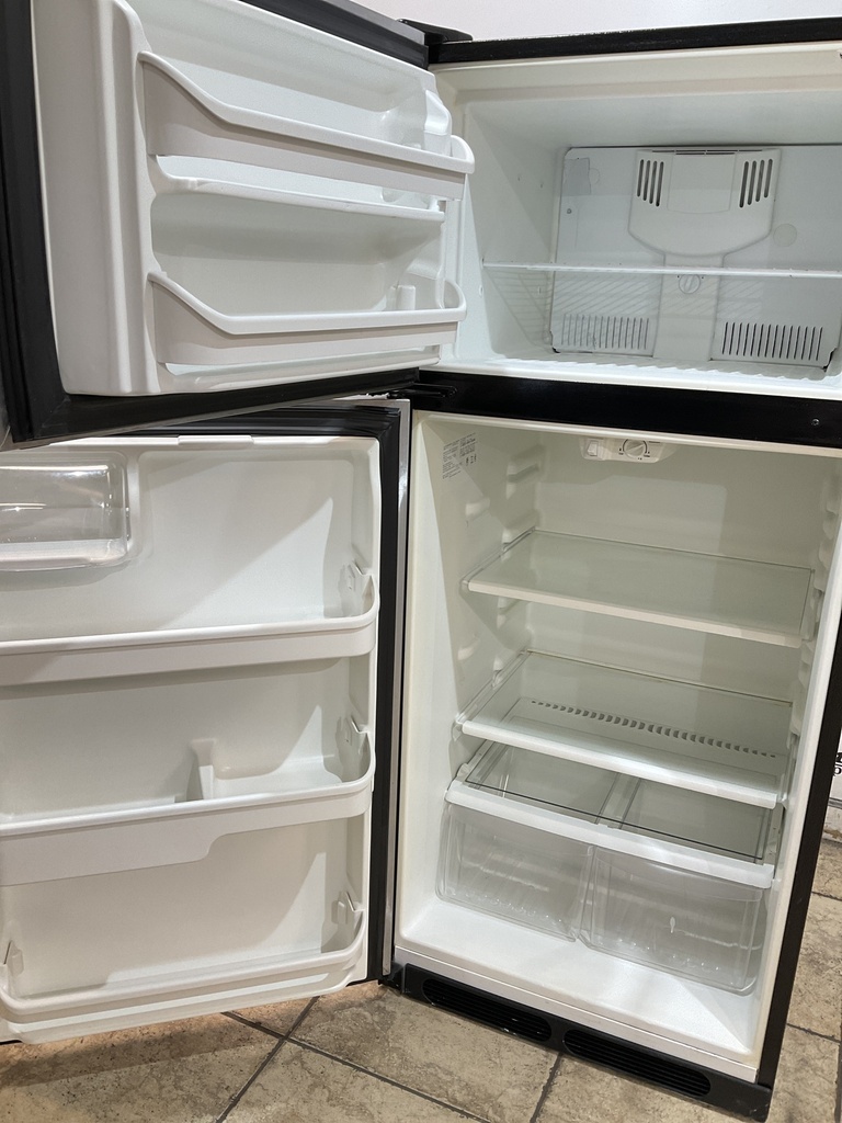 Frigidaire Used Refrigerator Top and Bottom 28 1/2” x 65” (Stainless Steel) 