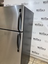 Frigidaire Used Refrigerator Top and Bottom 28 1/2” x 65” (Stainless Steel) 