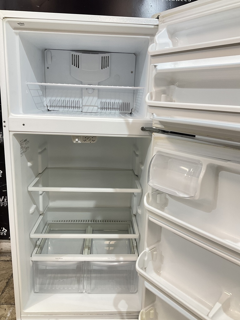 Kenmore Used Refrigerator Top and Bottom 30x66 (White) 