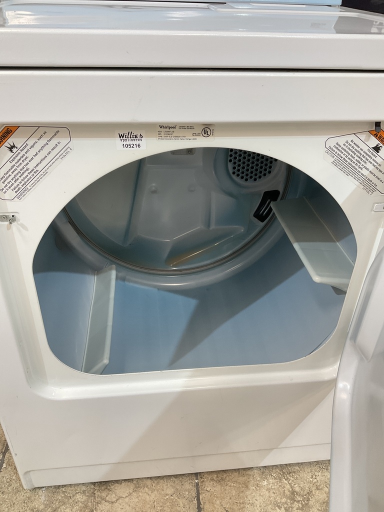 Whirlpool Used Natural Gas Dryer 29inches (White) 