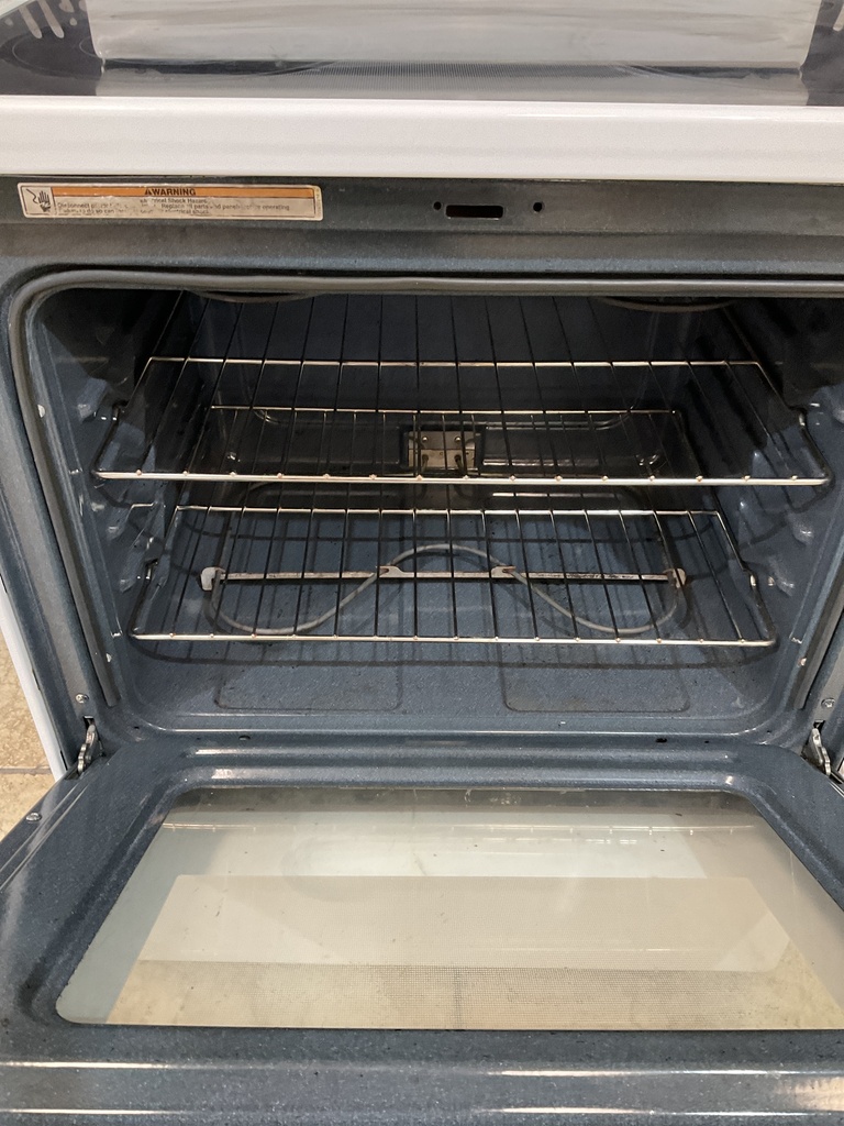 Whirlpool Used Electric Stove 220volts (40/50 AMP) 30inches {4 prong} (White) 