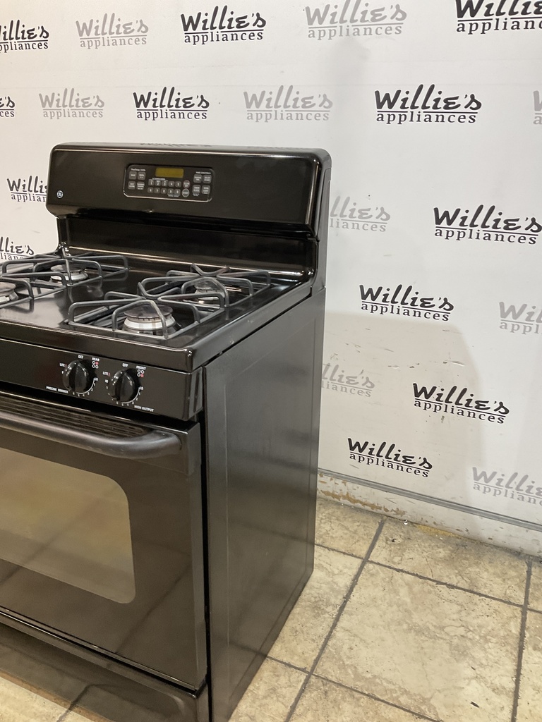 Ge Used Natural Gas Stove 30inches (Black) 