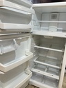 Ge Used Refrigerator Top and Bottom 28x64 1/2” (White) 