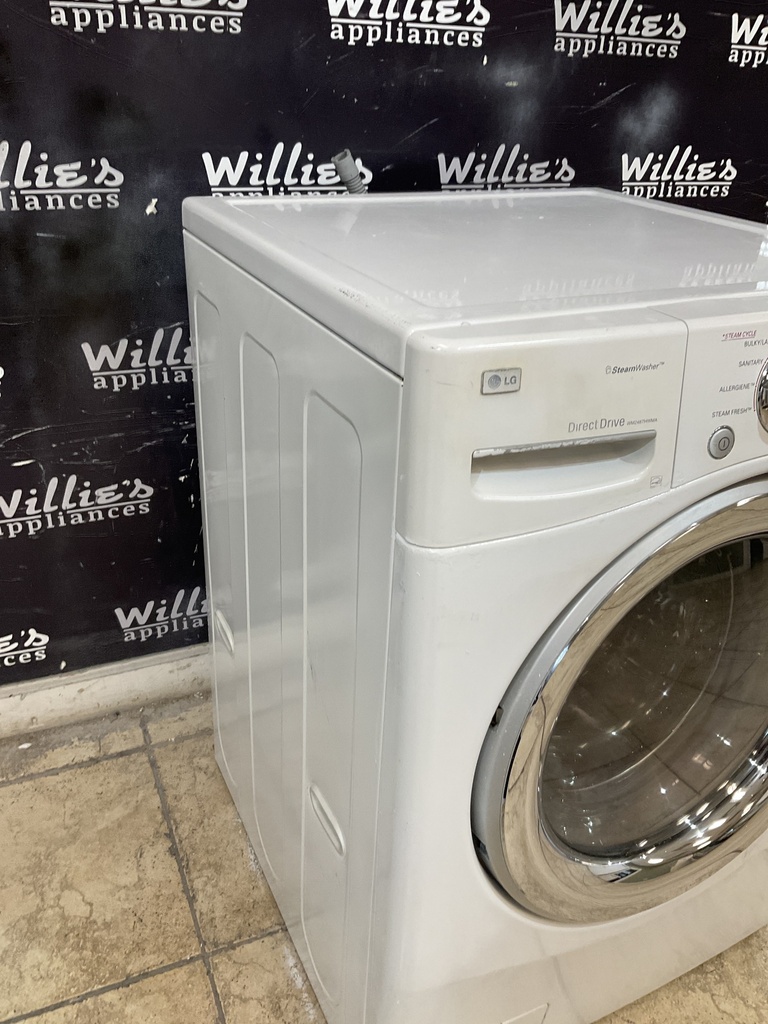 Lg Used Washer front-load 27inches (white) 