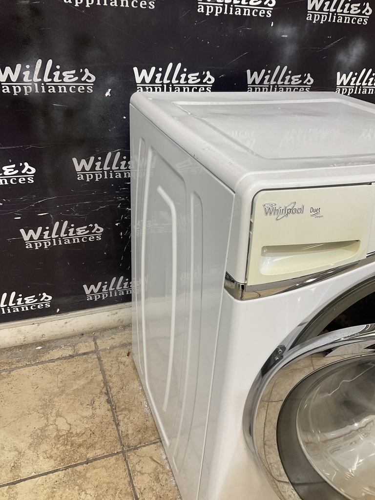 Whirlpool Used Washer Front-load 27inches (white) 