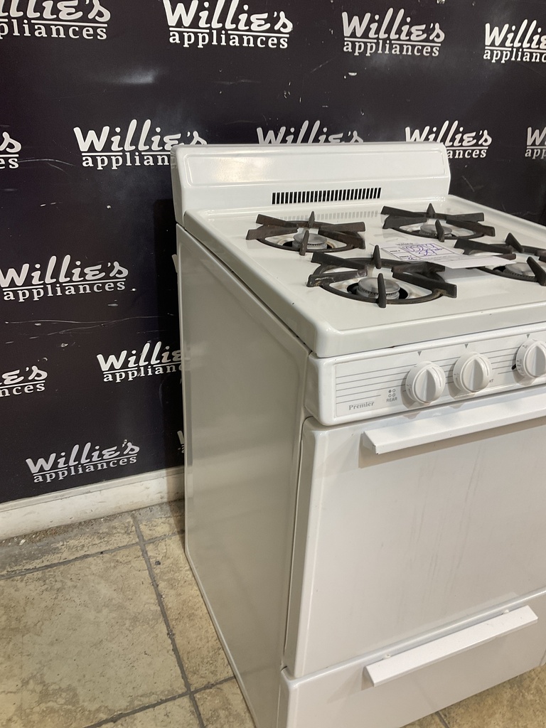 Premier Used Natural Gas Stove 24inches (White) 