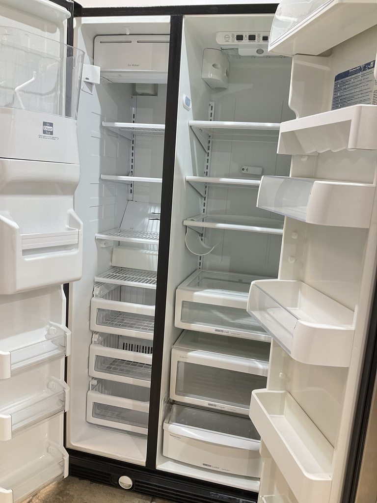 KitchenAid Used Refrigerator Side by Side Counter Depth 35 1/2” x 72” (stainless steel) 