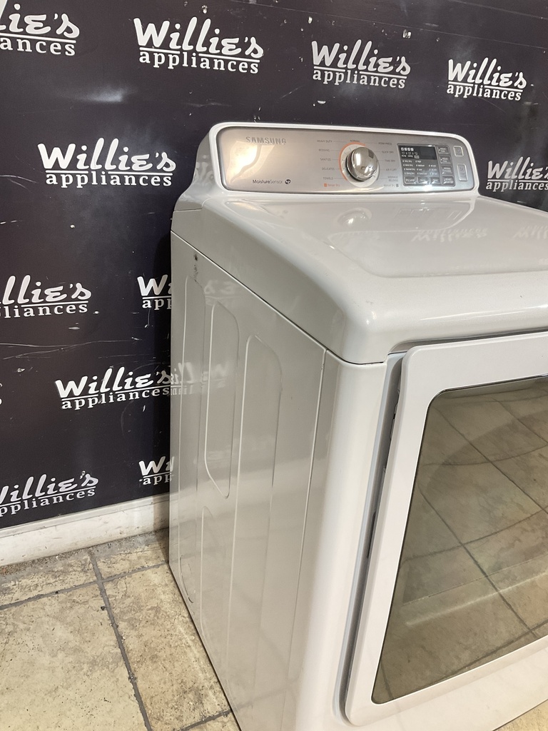 Samsung Used Electric Dryer 220volts (30 AMP) 27inches {3 prong} (White)