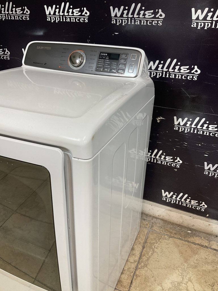 Samsung Used Electric Dryer 220volts (30 AMP) 27inches {3 prong} (White)