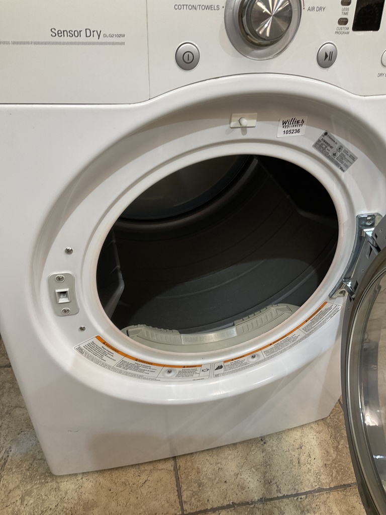 Lg Used Natural Gas Dryer 27inches (white) 