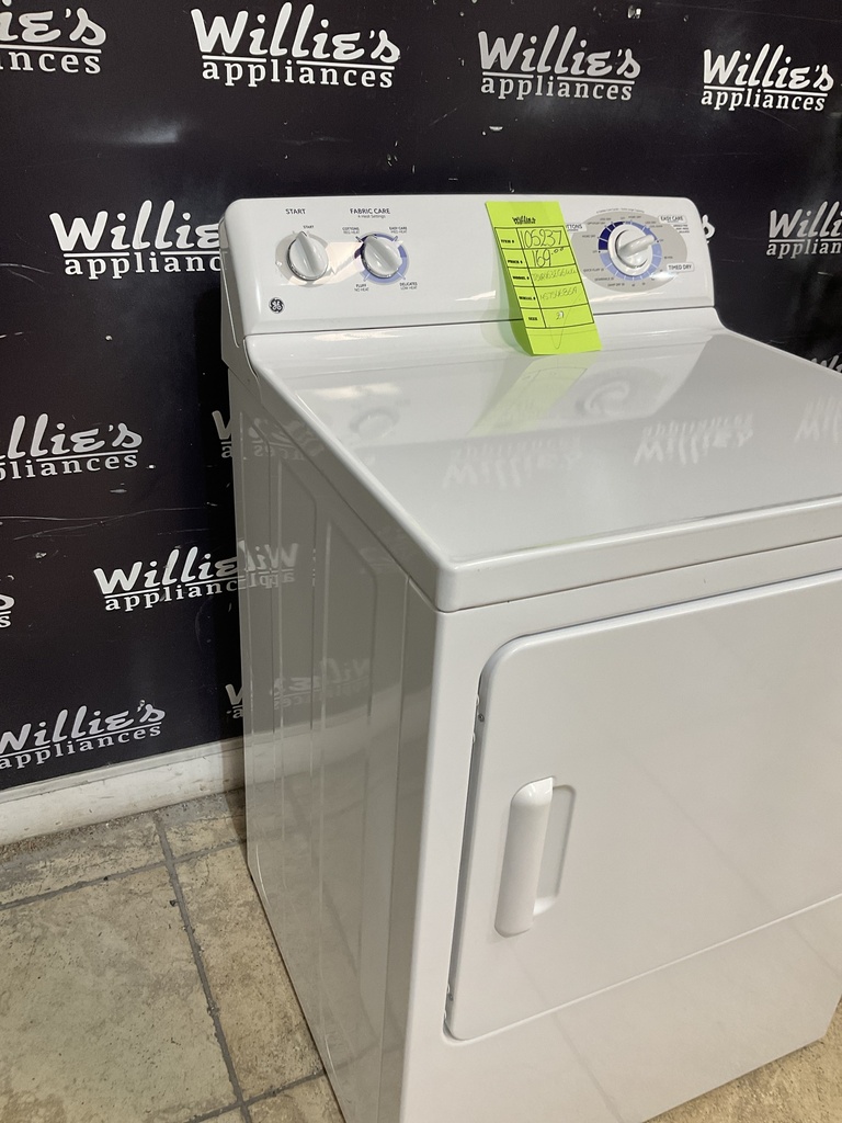 Ge Used Electric Dryer 220volts (30 AMP) {4 prong} (White) 