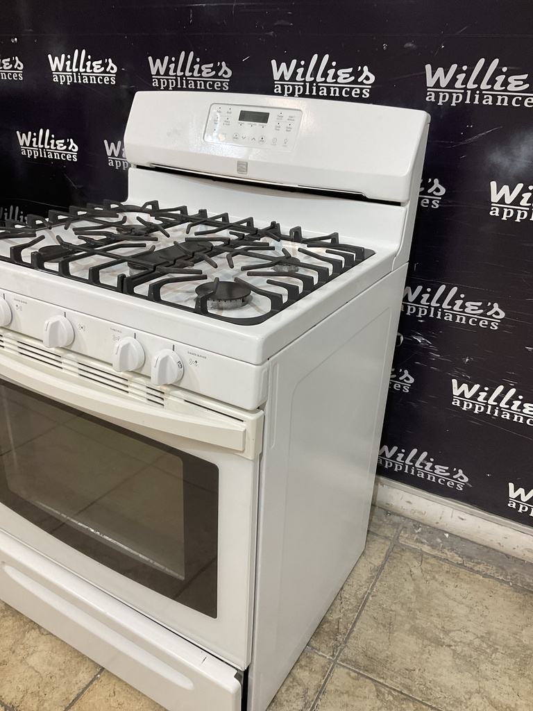 Kenmore Used Natural Gas Stove 30inches (White) 