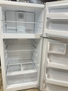 Hotpoint Used Refrigerator Top and Bottom 28x61 1/2” (White) 