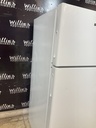 Hotpoint Used Refrigerator Top and Bottom 28x61 1/2” (White) 
