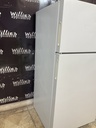 Americana Used Refrigerator Top and Bottom 28x61 1/2” (White) 