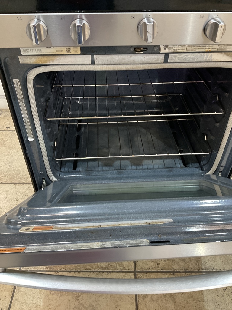 Whirlpool Used Natural Gas Stove 30inches (stainless steel) 