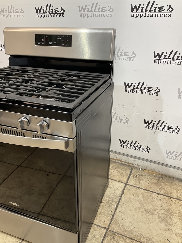 Whirlpool Used Natural Gas Stove 30inches (stainless steel) 