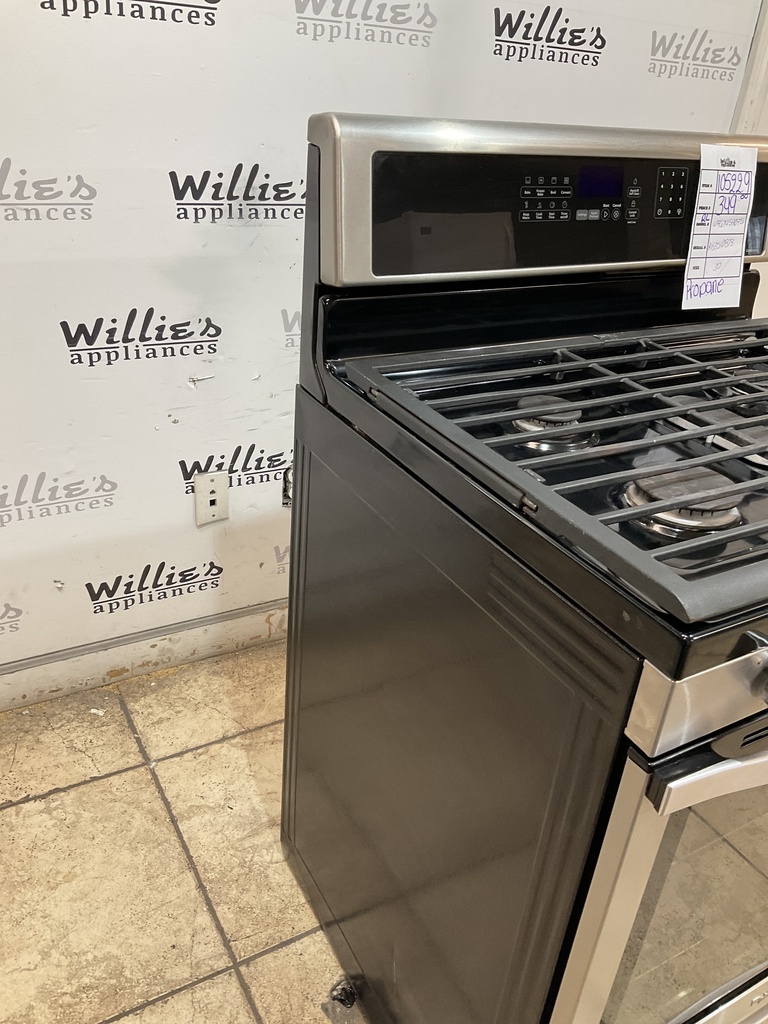 Whirlpool Used Gas Propane Stove 30inches (Stainless Steel) 