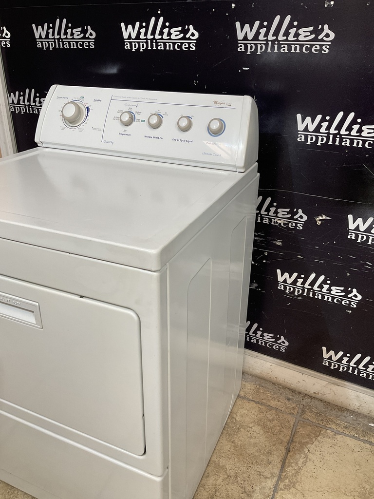 Whirlpool Used Electric Dryer 220volts (30 AMP) 29inches {4 prong} (White) 