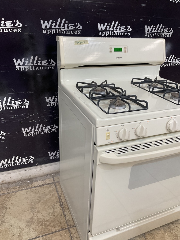 Hotpoint Used Gas Propane Stove 30inches (Bisque) 