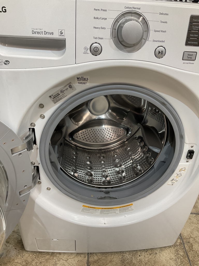 Lg Used Washer Front-load 27inches (White) 