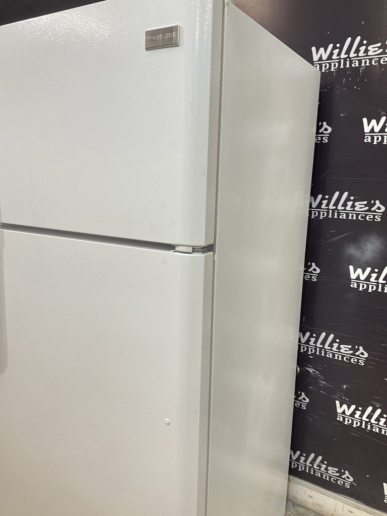 Frigidaire Used Refrigerator Top and Bottom 30x66 1/2” (White) 