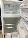 Frigidaire Used Refrigerator Top and Bottom 30x66 1/2” (White) 