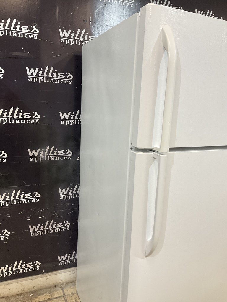 Frigidaire Used Refrigerator Top and Bottom 30x66 1/2” (White) 